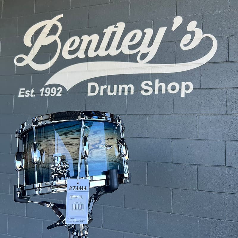 TAMA TWS148-IJB STAR Walnut 8x14" Snare Drum in Indigo Japanese Sen Burst